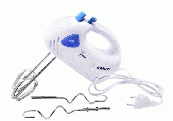 Frusta Elettrica Mixer Sbattitore Scarlett WB-12 7 Velocità linq