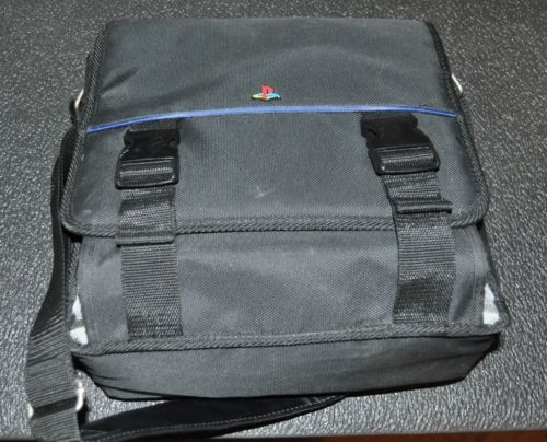 Vintage PlayStation UnderGround Leather Carrying Bag Satchel