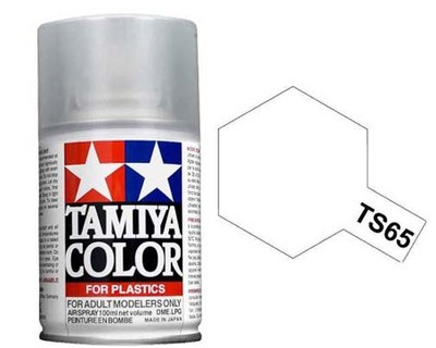 Tamiya TS-65 PEARL CLEAR TOP COAT Spray Paint Can 3.35 oz. 100ml 85065