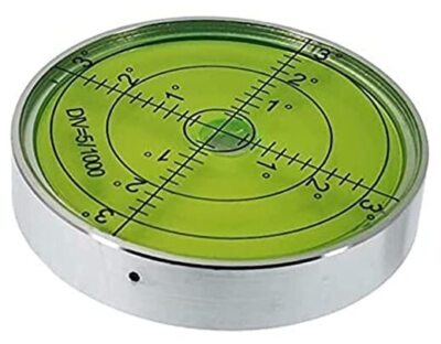 60x12mm High precision horizontal bubble Aluminium Case Bullseye With magnet
