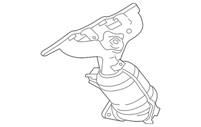 Genuine Mitsubishi Exhaust Manifold 1555A086