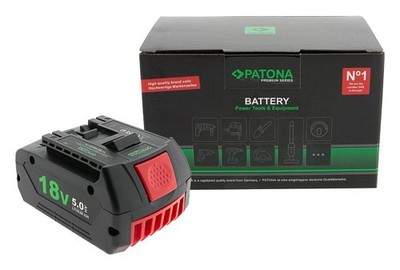 PATONA Premium Akku für Bosch GBA180LED 18V 5.0Ah