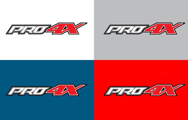 For Nissan Titan PRO-4X Pickup Premium Vinyl Decal 2-pack - 20" x 3.2"