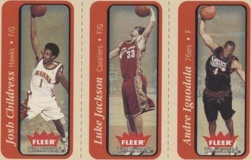 2004-05 Fleer Tradition - Luke Jackson/Andre Iguodala/Josh Childress #260