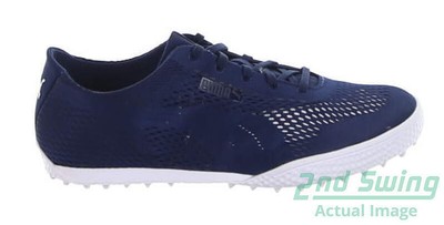 New Womens Golf Shoe Puma Monolite Cat Woven 9 Peacoat MSRP 