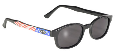 X -  KD's  Sunglasses    Flag Frame  /    Smoke Lens     Comes W/Free Pouch!
