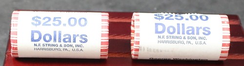 2007 George Washington Presidential Dollar Rolls  Look For Errors and Mint. #388
