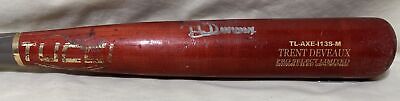 Trent Deveaux Signed Game Used Cracked Bat - Baseball Tucci Auto Angels