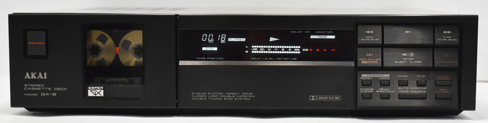 AKAI GX-9 Top-of-the-Line 3-Head Closed Loop Dual Capst AKAI GX-9 Top-of-the-Line 3-Head Closed Loop Dual Capst