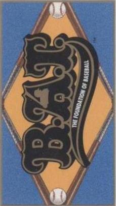 1993 Upper Deck B.A.T. Triple-Folders - Joe Black #12