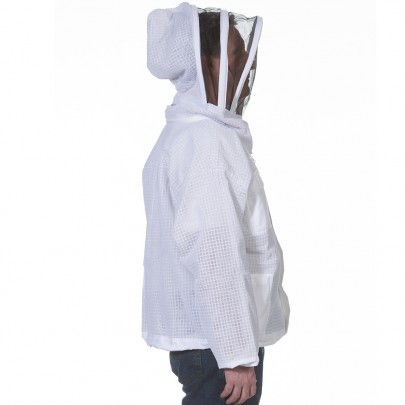 Ventilated/Vented Bee Jacket With Fencing Veil size X Large/XL