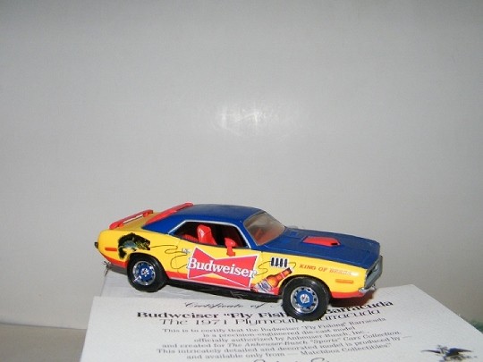 ミニカー MATCHBOX 1/43 Plymouth Barracuda 1971 MATCHBOX 1971 PLYMOUTH BARRACUDA CUDA 1/43 RARE w COA | eBay