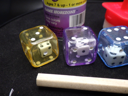 Double Dice Game - Instructions with 5 Dice Tabletop Gaming - Mini Dice Inside