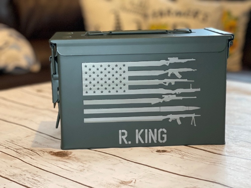 Ammo Can Personalized, Engraved Military Ammo Box, Customized Groomsmen Gift, Gr