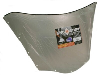 Yamaha V-Max 500 XTC, 1997 1998, 8'' Smoke Windshield - Deluxe