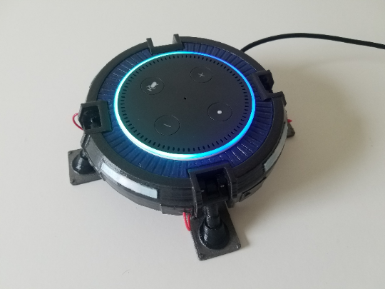 launch jump pad stand for the amazon echo dot dock 2nd gen fortnite fan - fortnite jump pad png