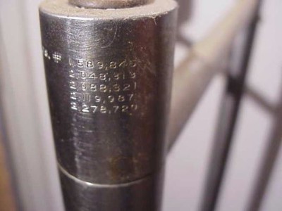 Rare Early Walter Von Nessen Floor Lamp Brushed Nickel w/ Patent No's Art Deco