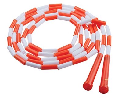  Classic Plastic Segmented Beaded Jump Ropes - Phys. Ed, Gym, Fitness 10 Feet