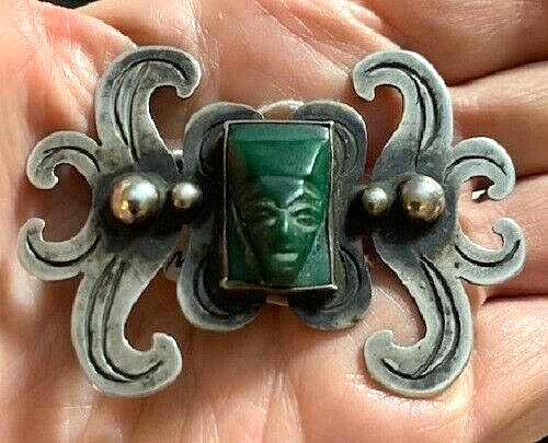 VINTAGE 1940S SERAFIN MOCTEZUMA 980 SILVER MEXICAN BROOCH | eBay