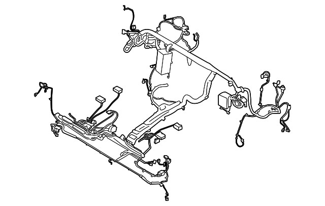 Genuine Engine Compartment Wiring Harness LK4Z-14401-BF