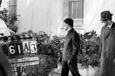 Bruce Lee And Van Williams on The Green Hornet 1966 Old Television Photo 1