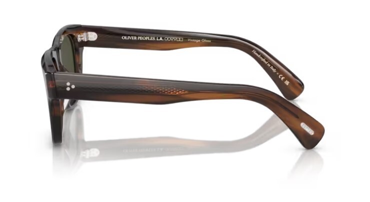 Pre-owned Oliver Peoples Oliver People 0ov5524su 172452 Tuscany Tortoise Soft Square Men's Sunglasses In Gray