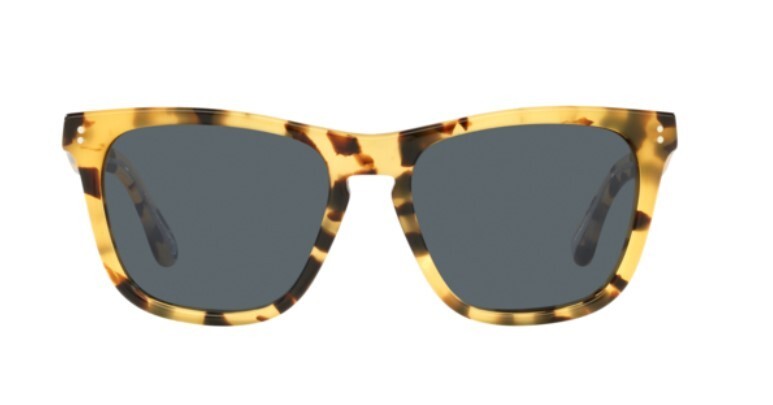 Pre-owned Oliver Peoples 0ov5449su Lynes Sun 1701r5 Ytb Brown/blue Men's Sunglasses