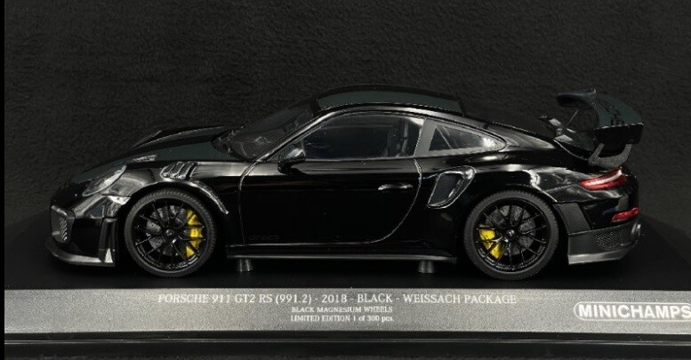 1/18 Porsche 911 991-2 GT2 RS Weissach Package (Black) by