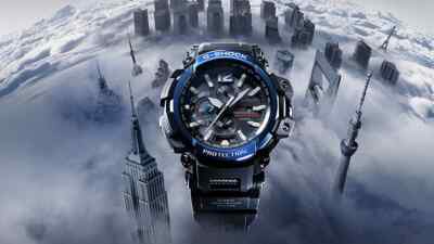 Pre-owned G-shock Casio  Gpw-2000-1a2jf Gravitymaster Bluetooth Gps Radio Solar Watch Men's