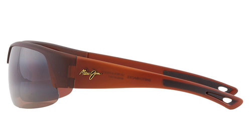 Pre-owned Maui Jim Switchbacks Mj 523-26m Matte Rootbeer Hcl Bronze Polarized Sunglasses