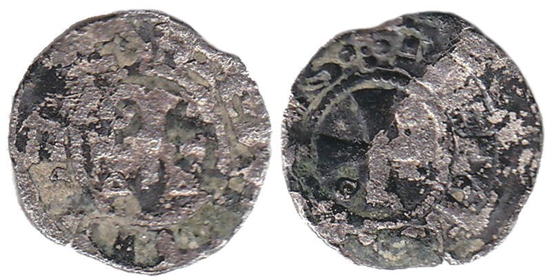 Rare Obole De Meaux D'Etienne De La Chapelle (1162-1171)