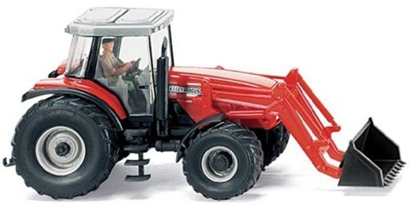 Литой трактор и игрушечный автомобиль Massey Ferguson