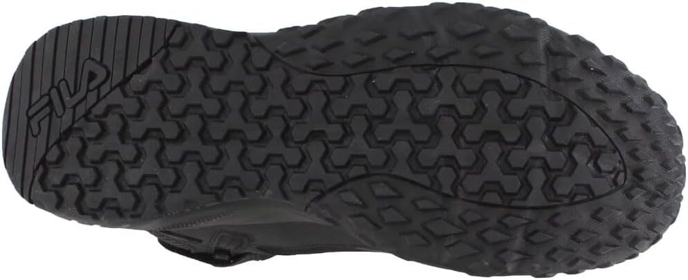 Fila Mens Tactical Combat Military Style Black Black Mens Work Boots