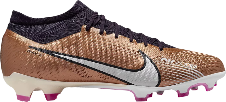 

Мужские футбольные бутсы Nike Zoom Vapor 15 Pro FG Generation Pack медно-черные 8, Медь, Nike Mercurial Vapor