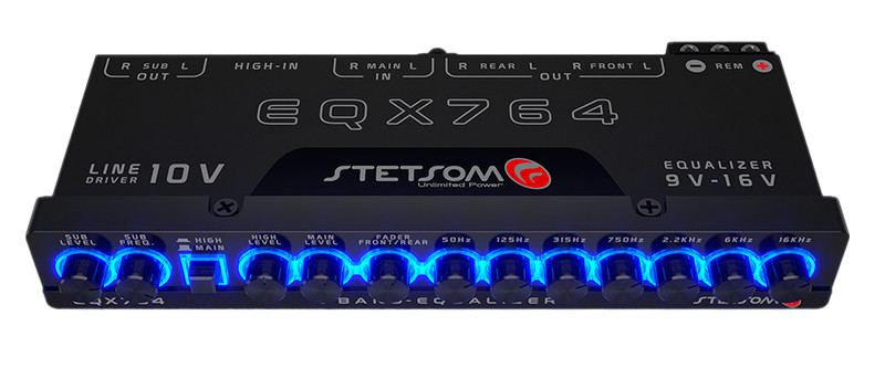 Stetsom EQX764 - 7 Band EQ Equalizer + Same Day