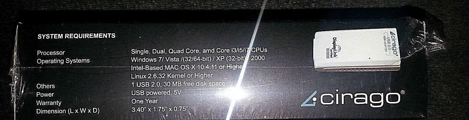 USB to HDMI Display Adapter Cirago UDA2000