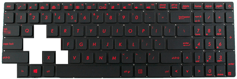As145 Touches Pour Clavier Asus Rog Gl752v Gl752vl Gl752vw G550 Gl752vwm G550j G