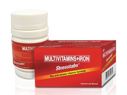 ￼STRESSTABS Multivitamins 30 Tabs Stresstabs Multivitamins + Iron 30 Tablets - Boost Energy