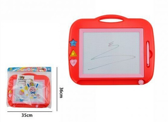 Lavagna Magica Con Pennarello e Formine Cancellabile Colorata Bambini dfh