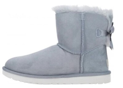 Женские УГГИ Mini Bailey Bow II серые (1016501-AFG)