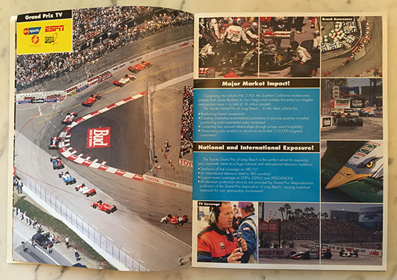 Toyota Long Beach Grand Prix Media Press Kit 1997PPG Cart World Series Indy Car