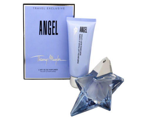 Angel Thierry Mugler Perfume Body Lotion .3oz EDP Spray .04 oz