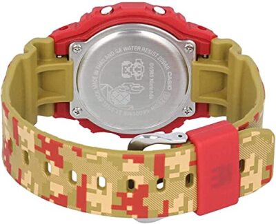 Pre-owned Casio G-shock Super Mario Broths Mario Watch Men's Digital Red Dw-5600smb-4