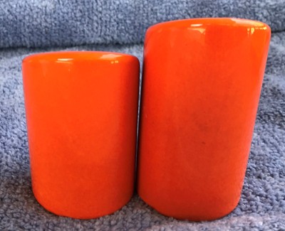 2001 WAECHTERSBACH FUN FACTORY ORANGE SALT & PEPPER SHAKERS GERMANY