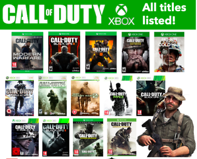 Call of Duty Modern Warfare Xbox One Xbox 360 Games - Choose Your Game