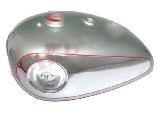 BSA Goldstar Catalina Trials Silver Painted Chrome Plated Petrol Fuel Tank 