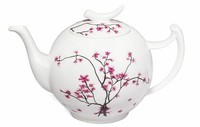 Teekanne TeaLogic Cherry Blossom 1,5l - Kirschblüten Fine Bone China Porzellan