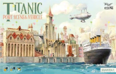 Titanic Port Scene & vehicles Suyata 1:Egg
