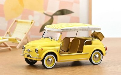NOREV,1965 Fiat 500 Jolly Yellow, 1/18, NOREV187790 | eBay