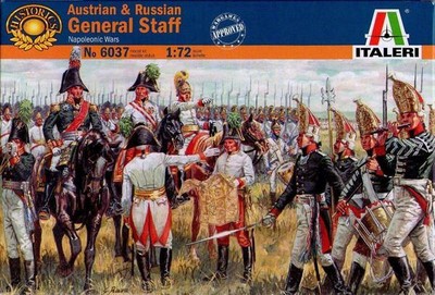 Italeri Austrian Russian General staff Napoleonic Wars 1:72 6037